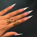 Gold Slither Adjustable Ring