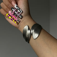 Load image into Gallery viewer, Silver Matte Wrap Cuff
