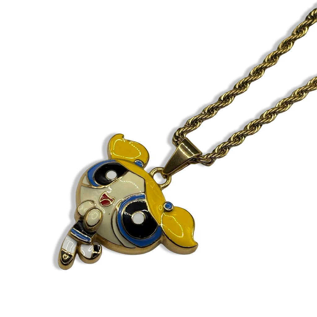 Gold Bubble$ Rope Chain Necklace