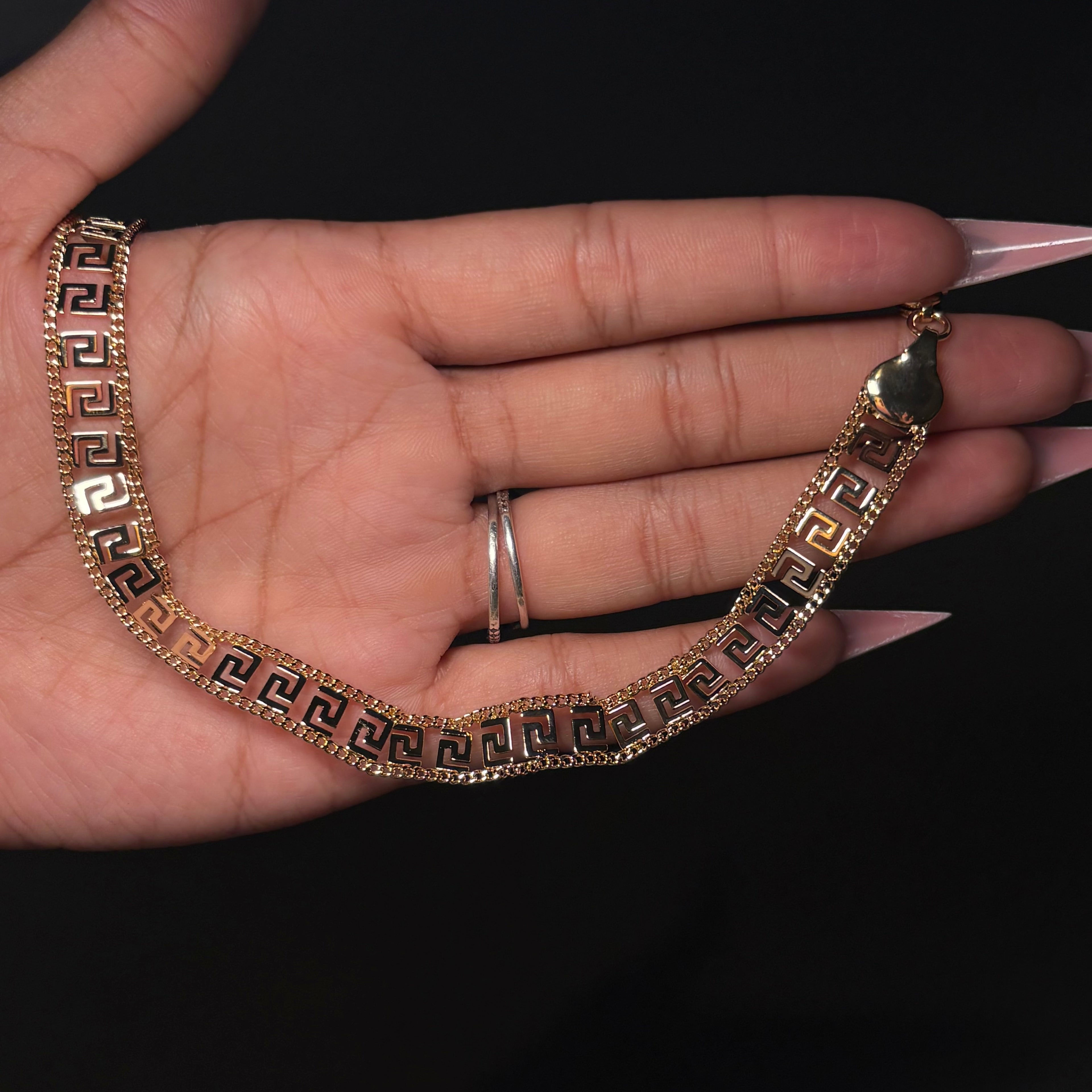 Gold Maze Anklet