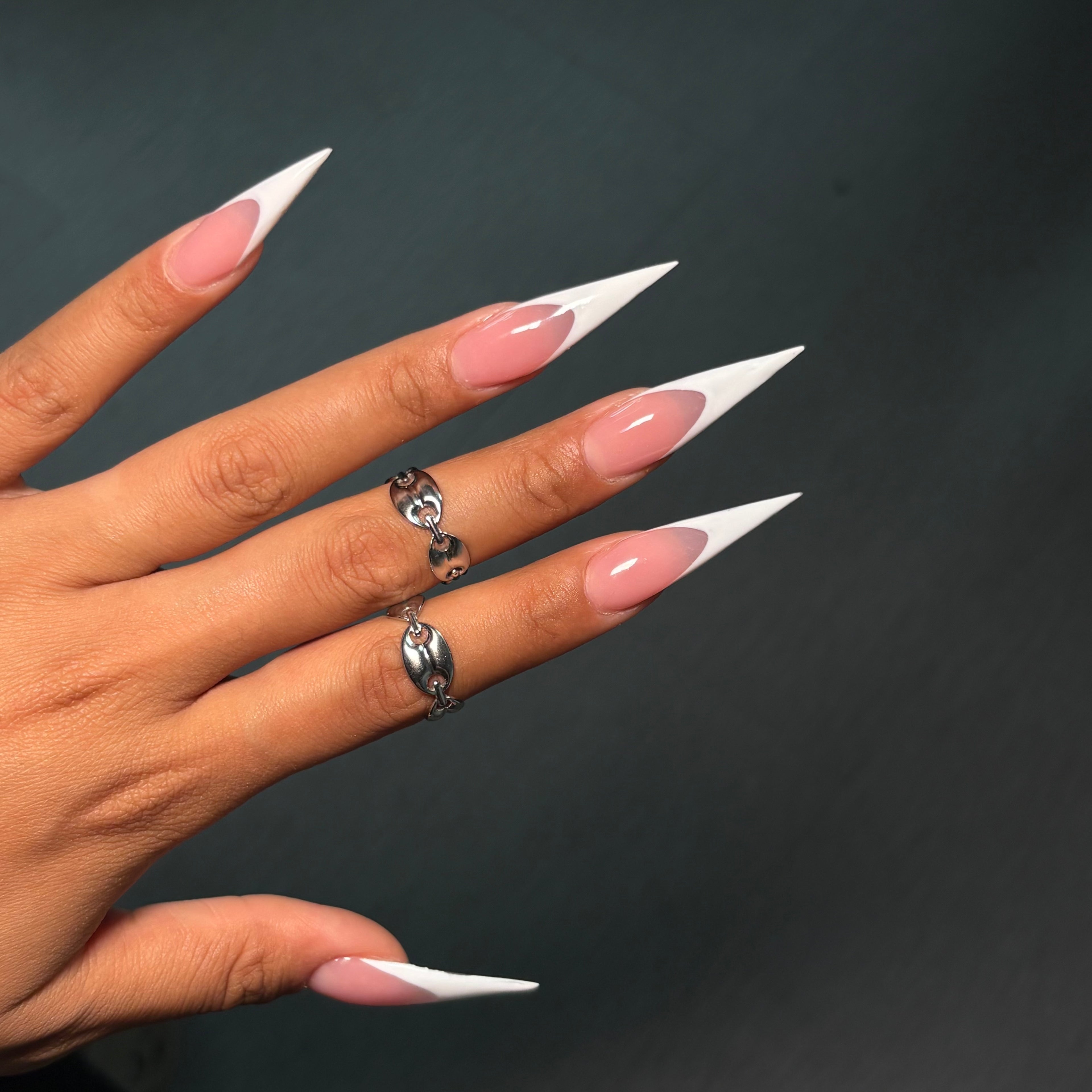 Silver Link Up Basic Adjustable Ring