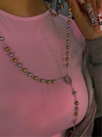 Silver & Gold Large Rosary (Non Tarnish)