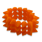 Orange Y2K Spike Beaded Bracelet