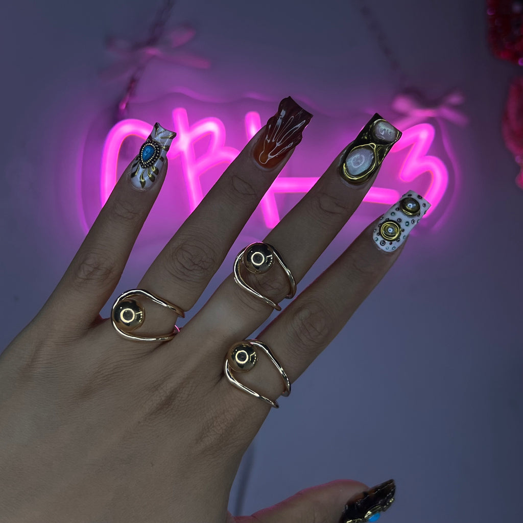 Gold Elara Lux Ring SZ 8