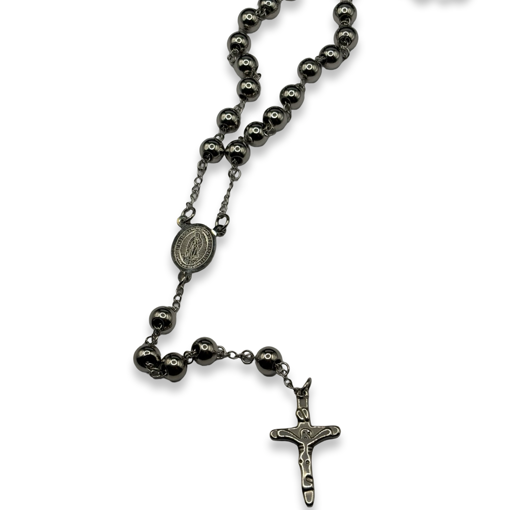 Silver Large Rosary (Non Tarnish)