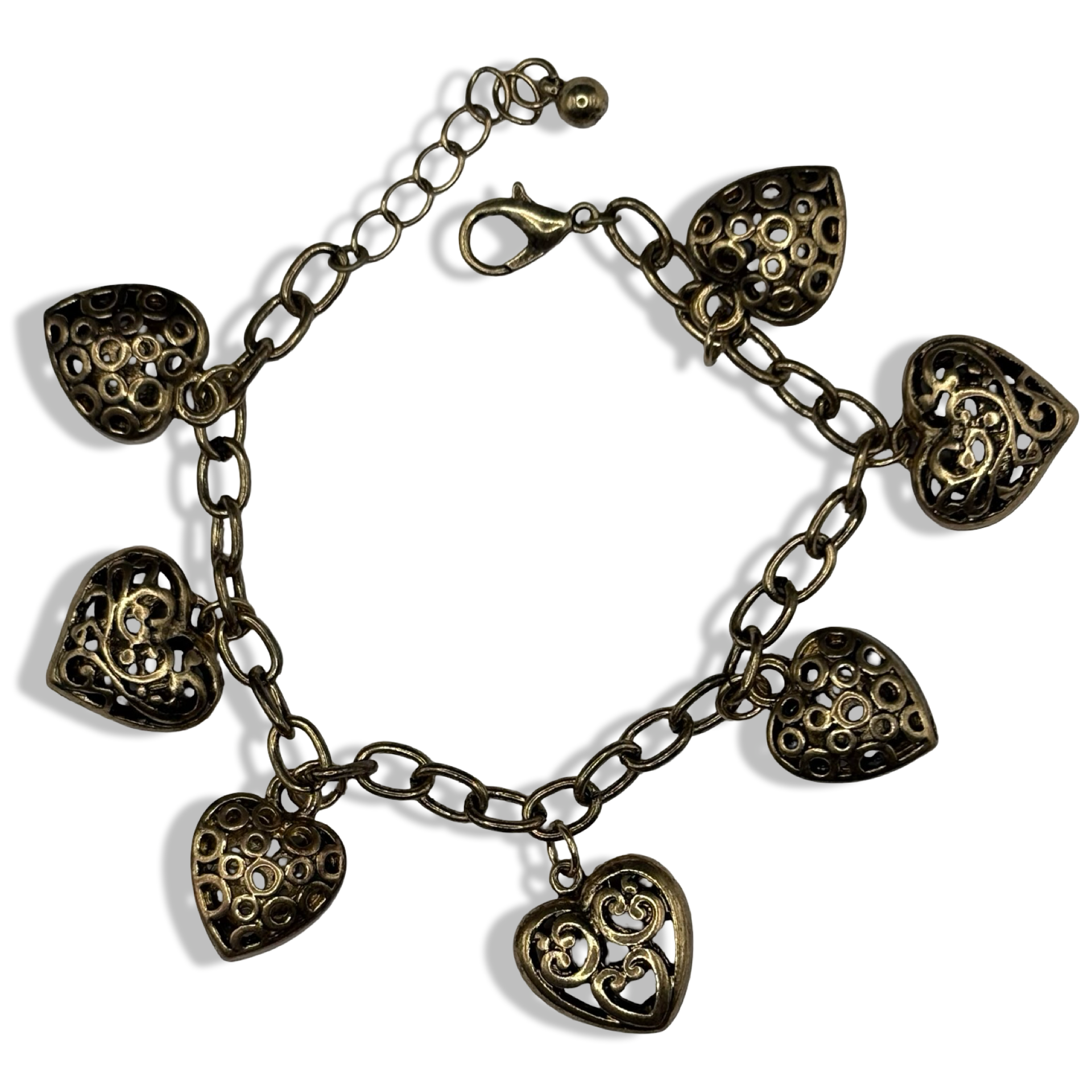 Gold  Amourà Charm Bracelet