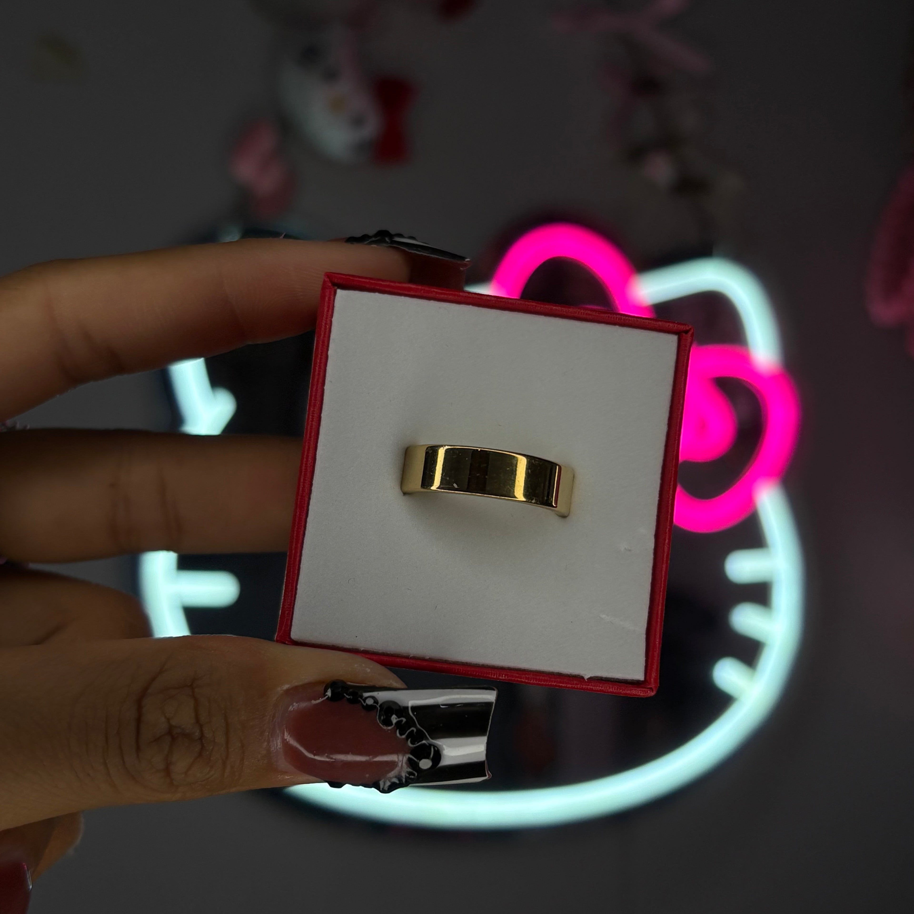 Gold Basic Band Ring SZ 9