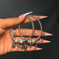 Silver Fly Girl Spring Charm Bracelet