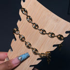Gold Link Up Anklet