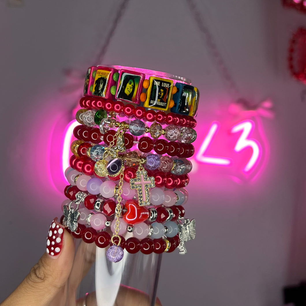 Red & Rainbow 10PC Mega Stack