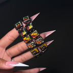 Brown Bob Marley Beaded Bracelet