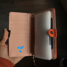 Load image into Gallery viewer, Orange Wallet/Phone Case (fits any size phone)
