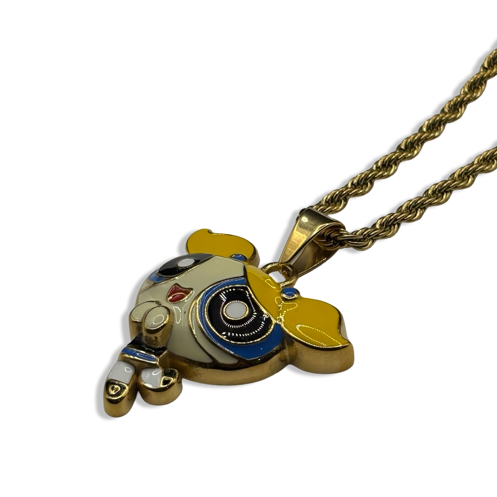 Gold Bubble$ Rope Chain Necklace