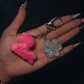 Pink Lover Keychain/ Purse Charm