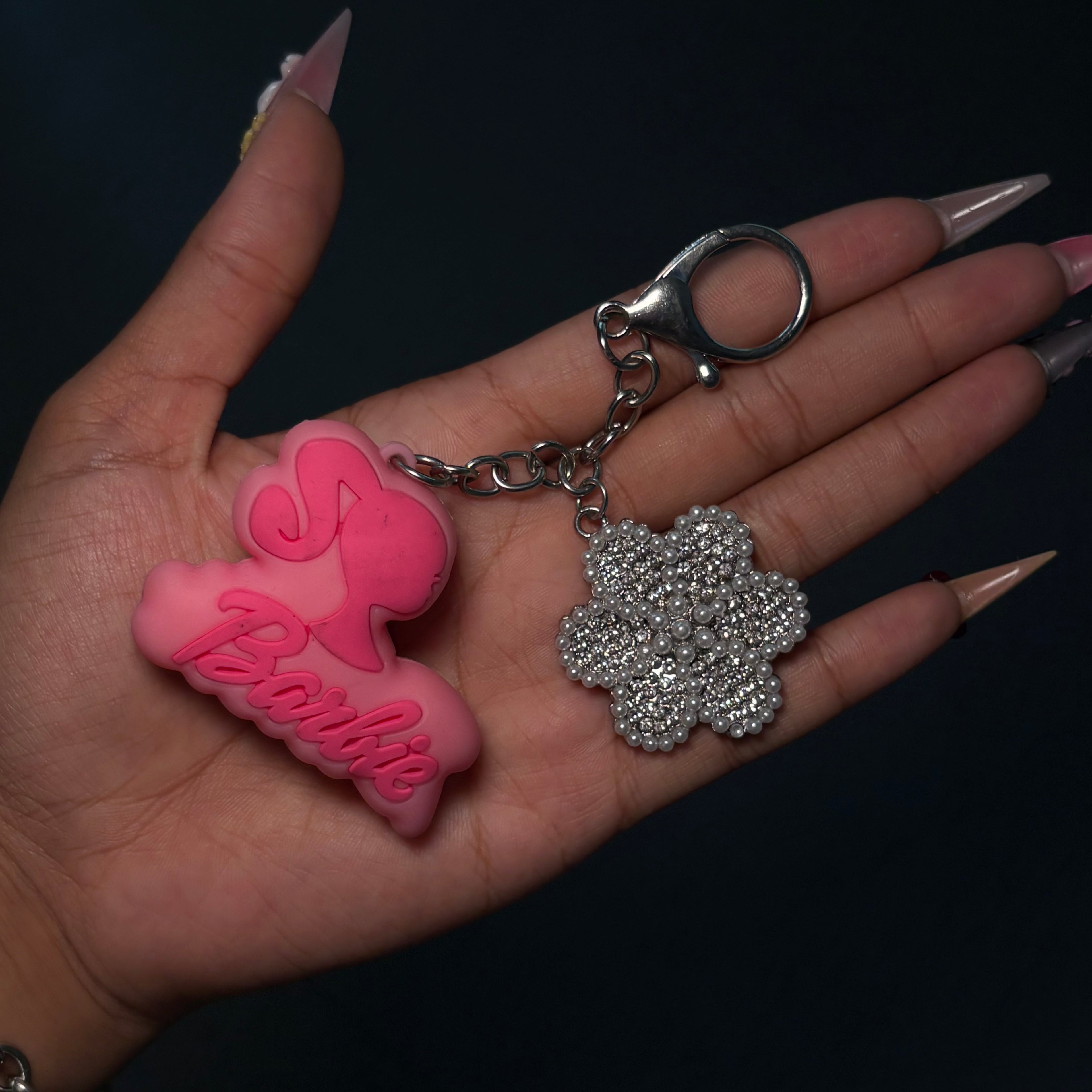 Pink Lover Keychain/ Purse Charm