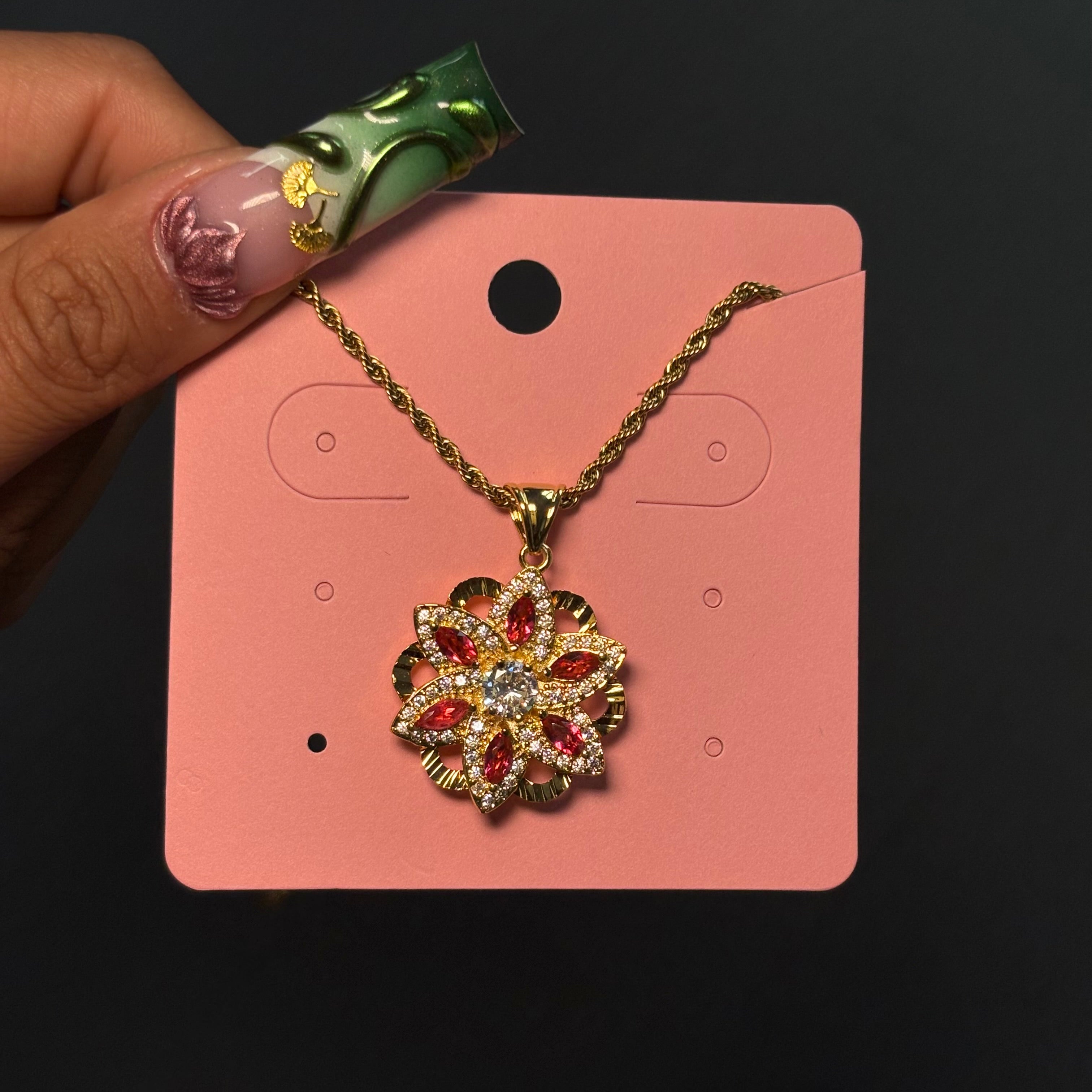 Gold Maison Fleur 2.0 Rope Necklace