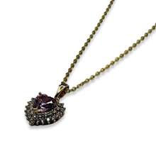 Load image into Gallery viewer, Pink &amp; Gold Sweetheart Dainty Necklace
