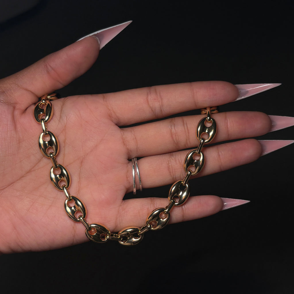 Gold Link Up Anklet
