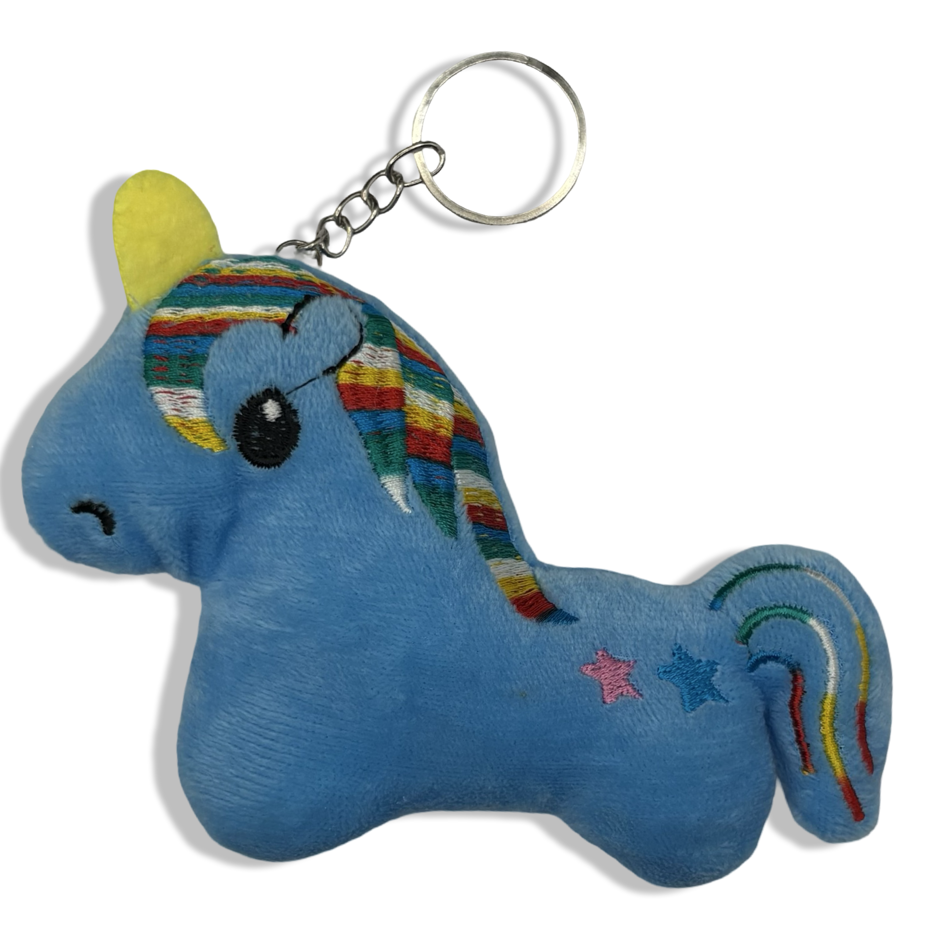 Blue Unicorn Baby Plushie Purse Charm