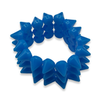 Blue Y2K Spike Beaded Bracelet