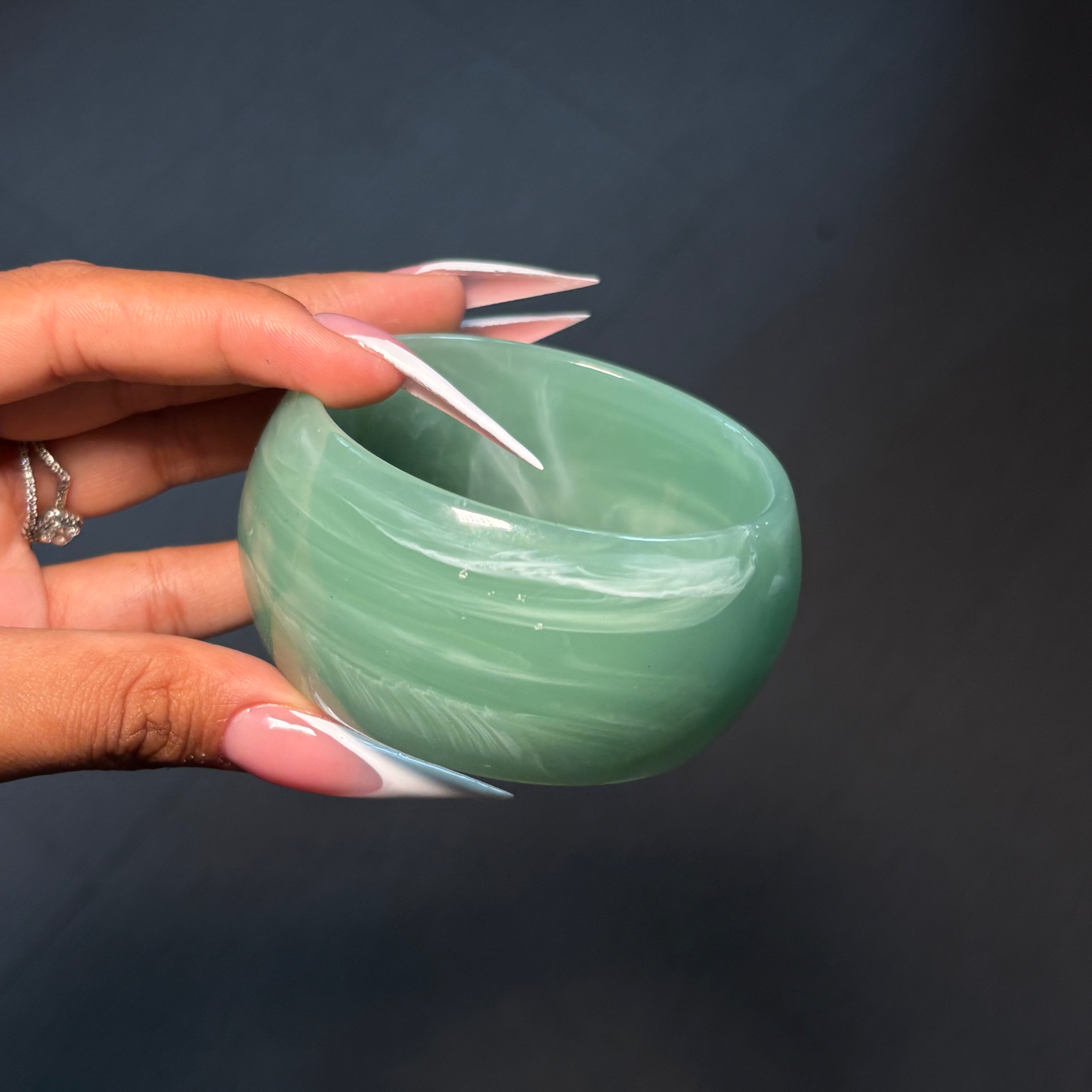 Light Green Chunky Bangle