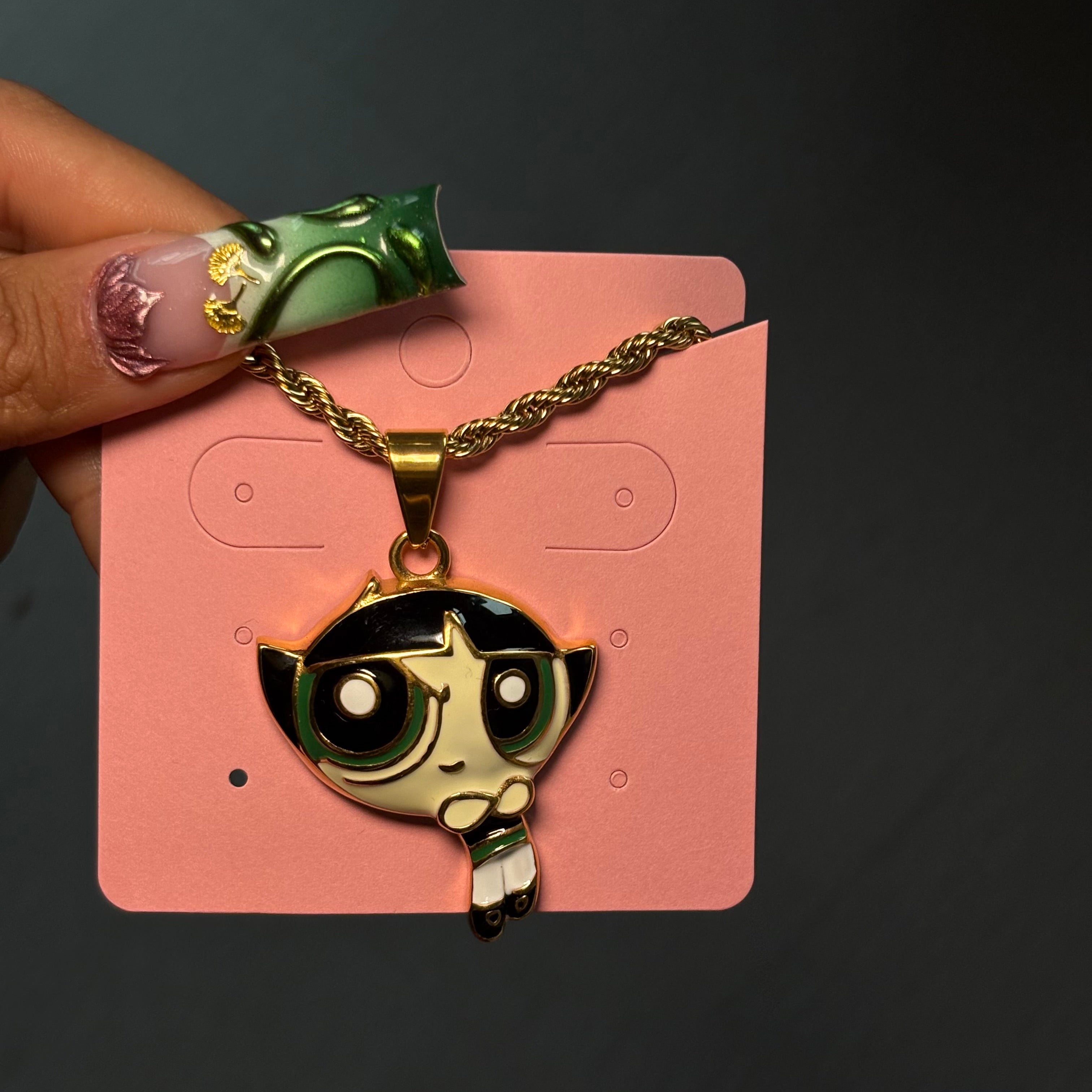 Gold Buttercup$ Rope Chain Necklace
