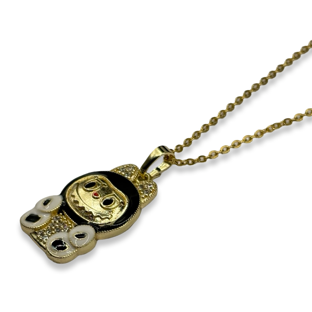 Gold & Black Bubu Necklace