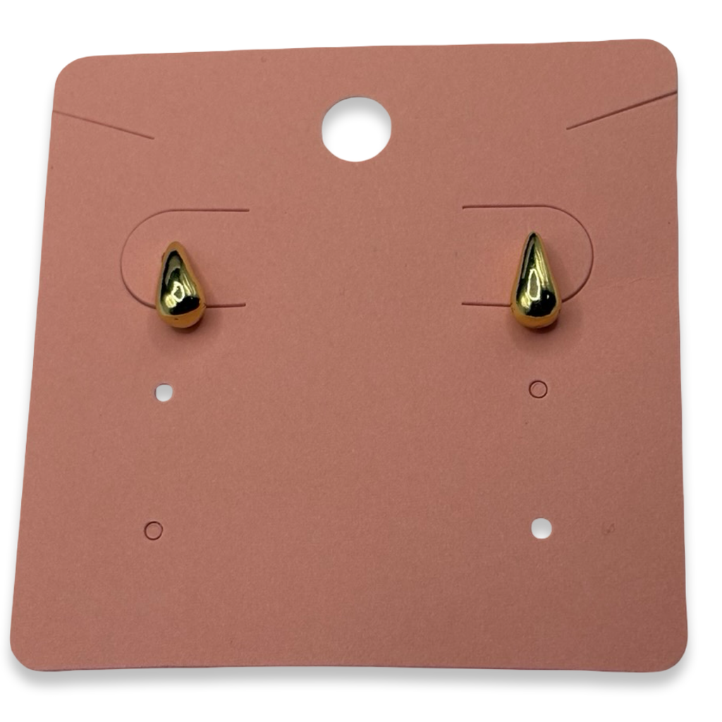Gold Mini Blurr Stud Earrings