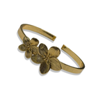 Gold Double Flora Cuff