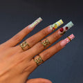 Gold Knotted Adjustable Ring