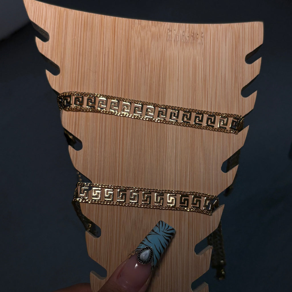 Gold Maze Anklet