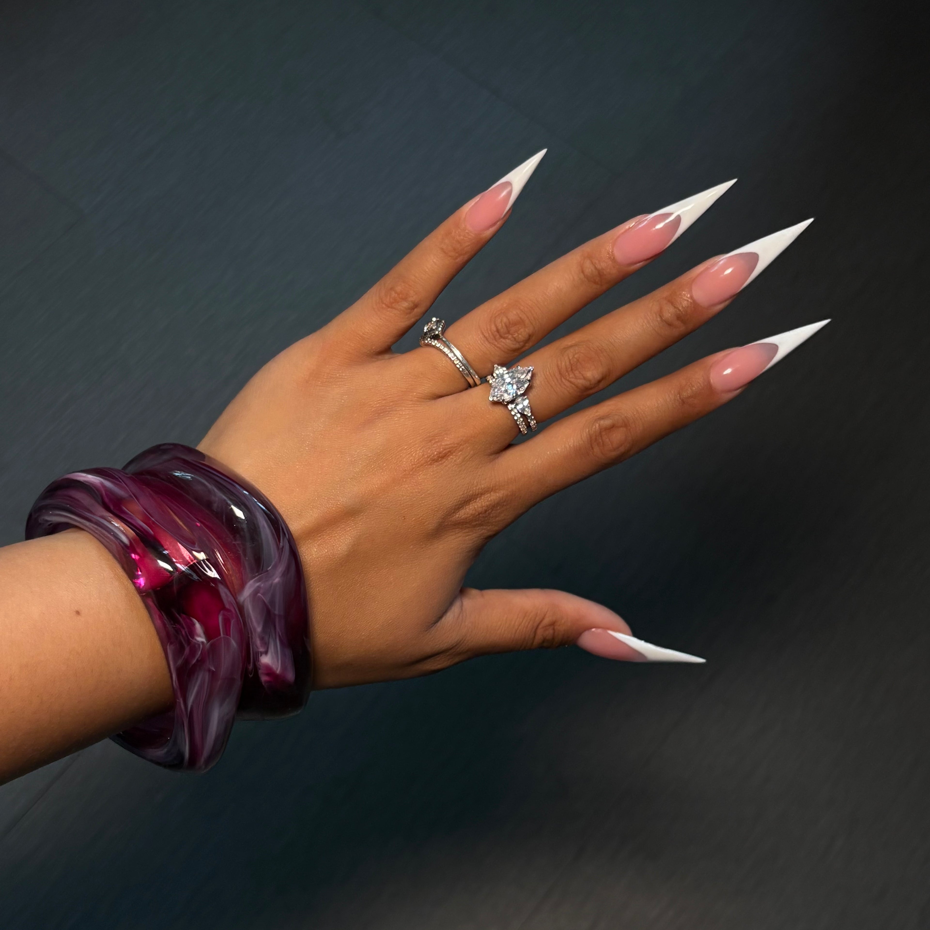 Viola Plum 2pc Bangle Stack