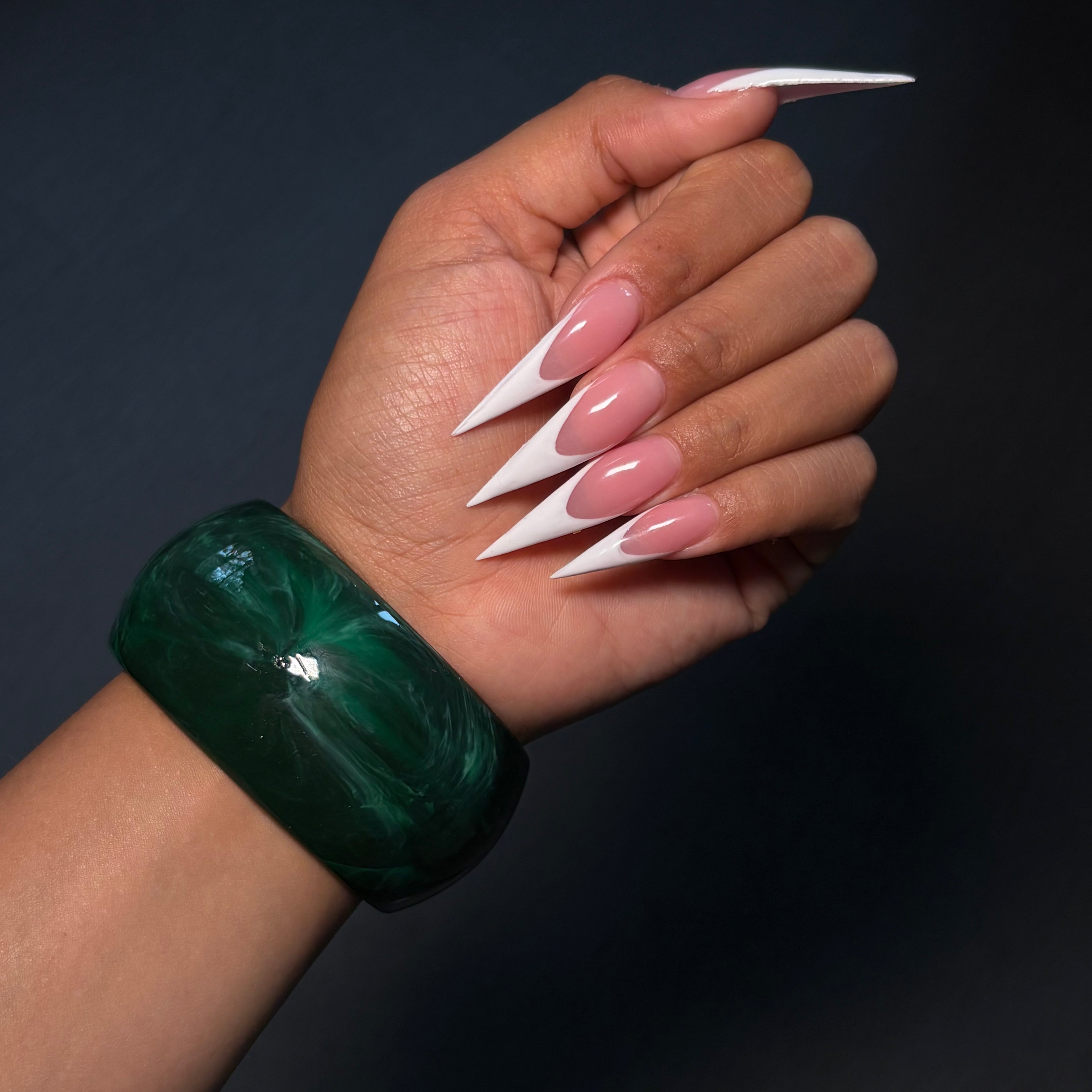 Dark Green Chunky Bangle