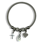 Silver Prayers Spring Charm Bracelet