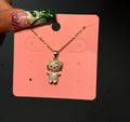 Gold Diamond It Girlie Necklace