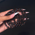 Brown & Hematite Crystal Beaded Bracelet