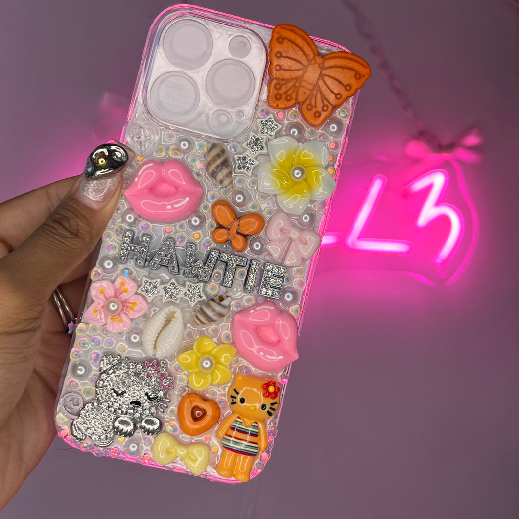 Hibiscus Hawtie iPhone 16 Pro Max Junk Case