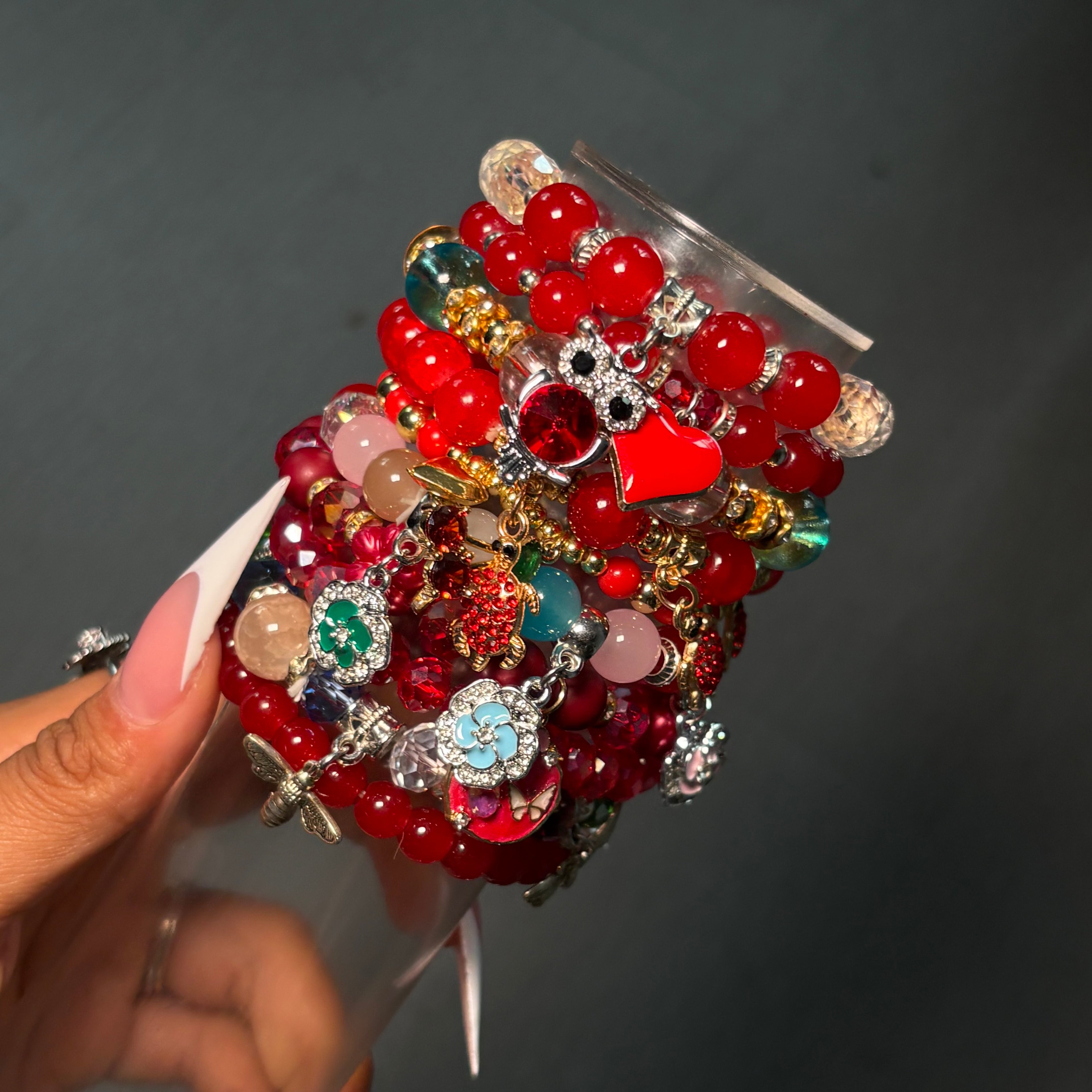 Mixed 🌈10PC Beaded Mega Stacko