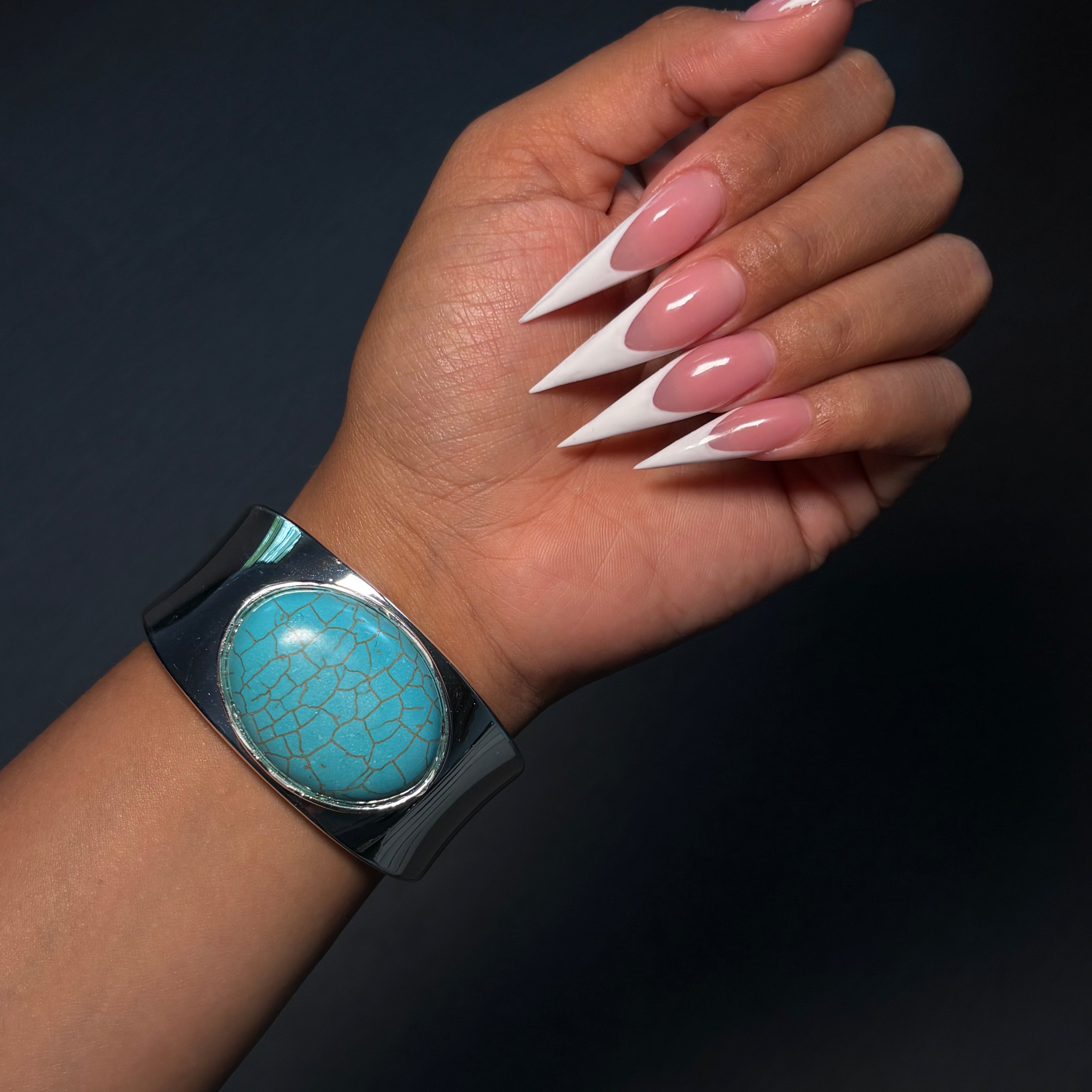 Silver Cielo Chunky Bangle