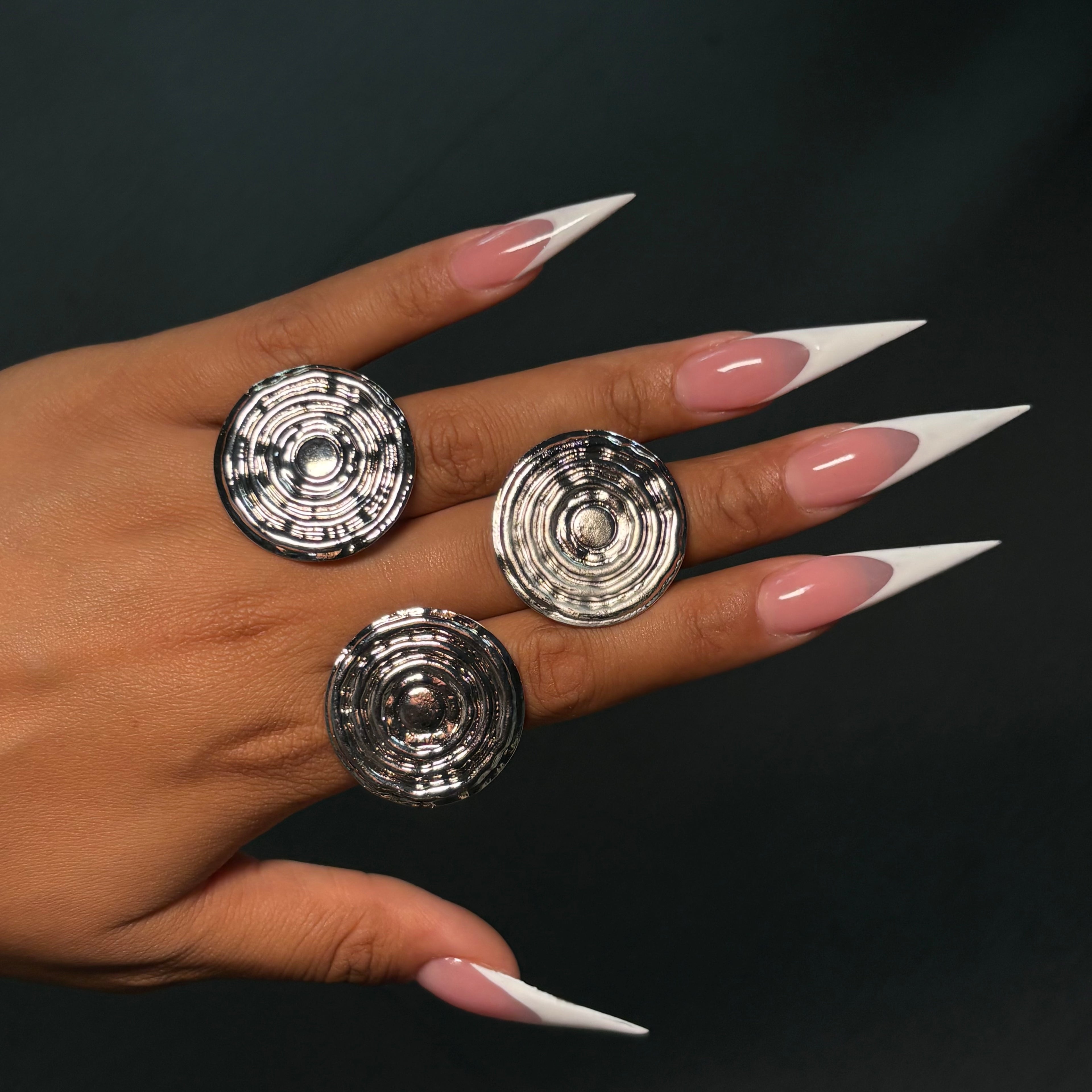 Silver Sol Adjustable Ring