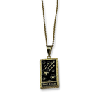 Gold Diamond The Star Card Necklace