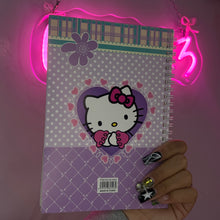 Load image into Gallery viewer, Purple Sweets Kitty Journal (Sprial Paper Back Cover)
