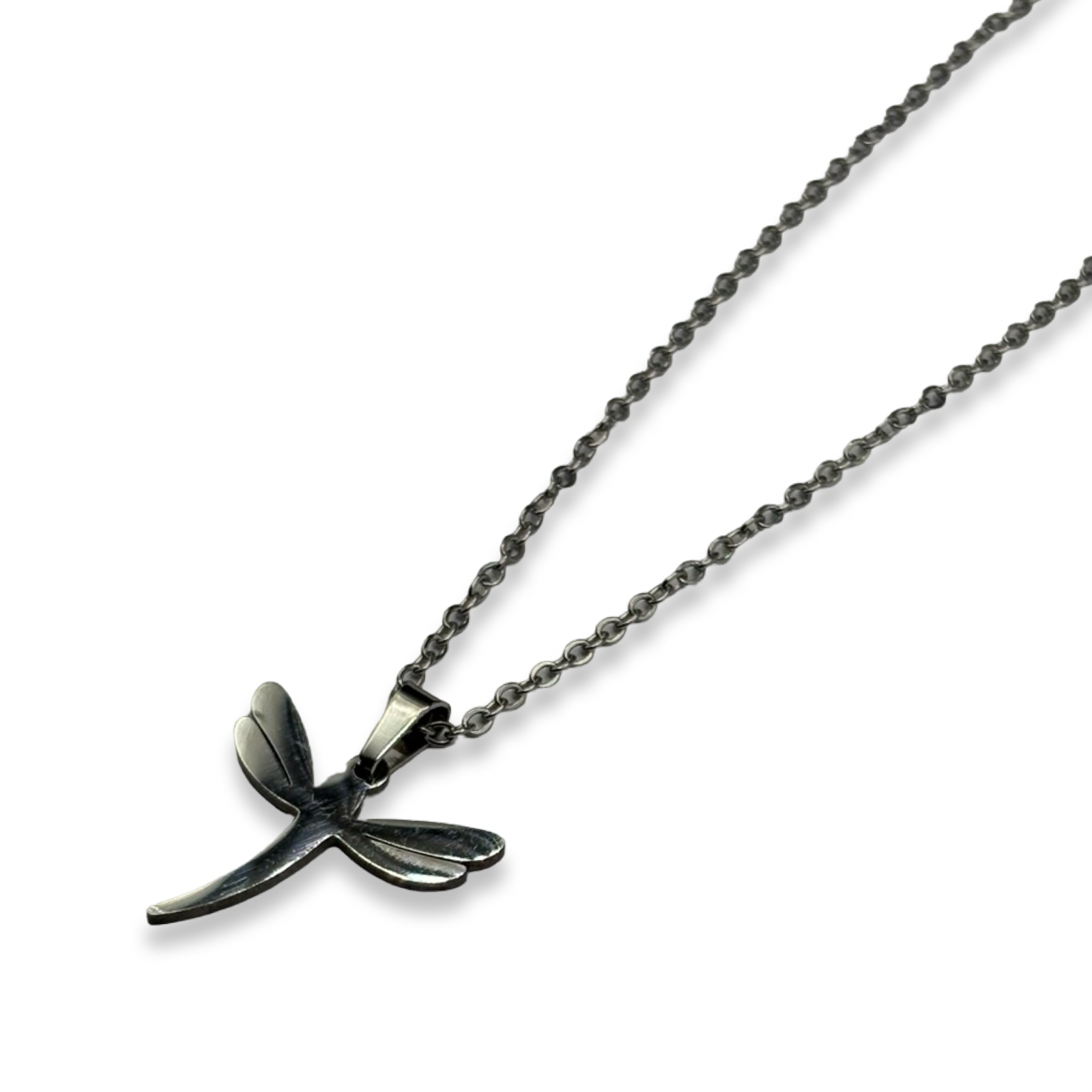 Silver Flutter Necklace