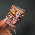 Purple Soft Girl Era 💟🤎10PC Beaded Mega Stacko