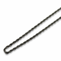 Silver Mini Rope Link Necklace 16inches