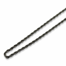 Load image into Gallery viewer, Silver Mini Rope Link Necklace 16inches
