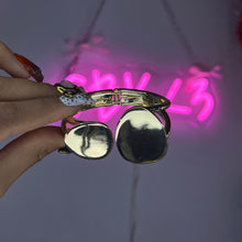 Load image into Gallery viewer, Gold Twin Flame Basic Chunky Bangle
