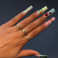 Gold Intertwined Love Ring SZ 7