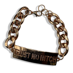 Rose Gold Trust No Ch!ck Tennis Bracelet
