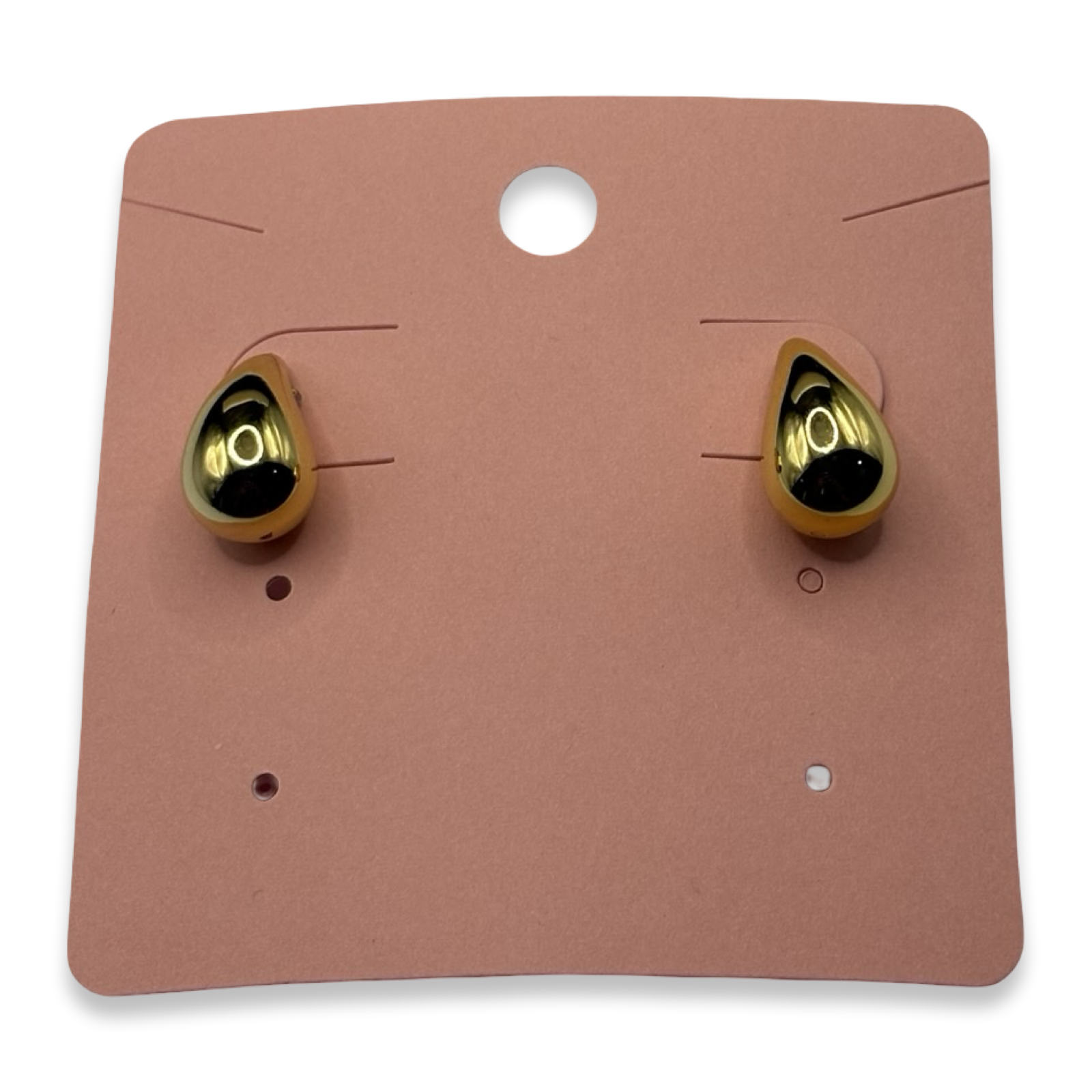 Gold Blur Stud Earrings